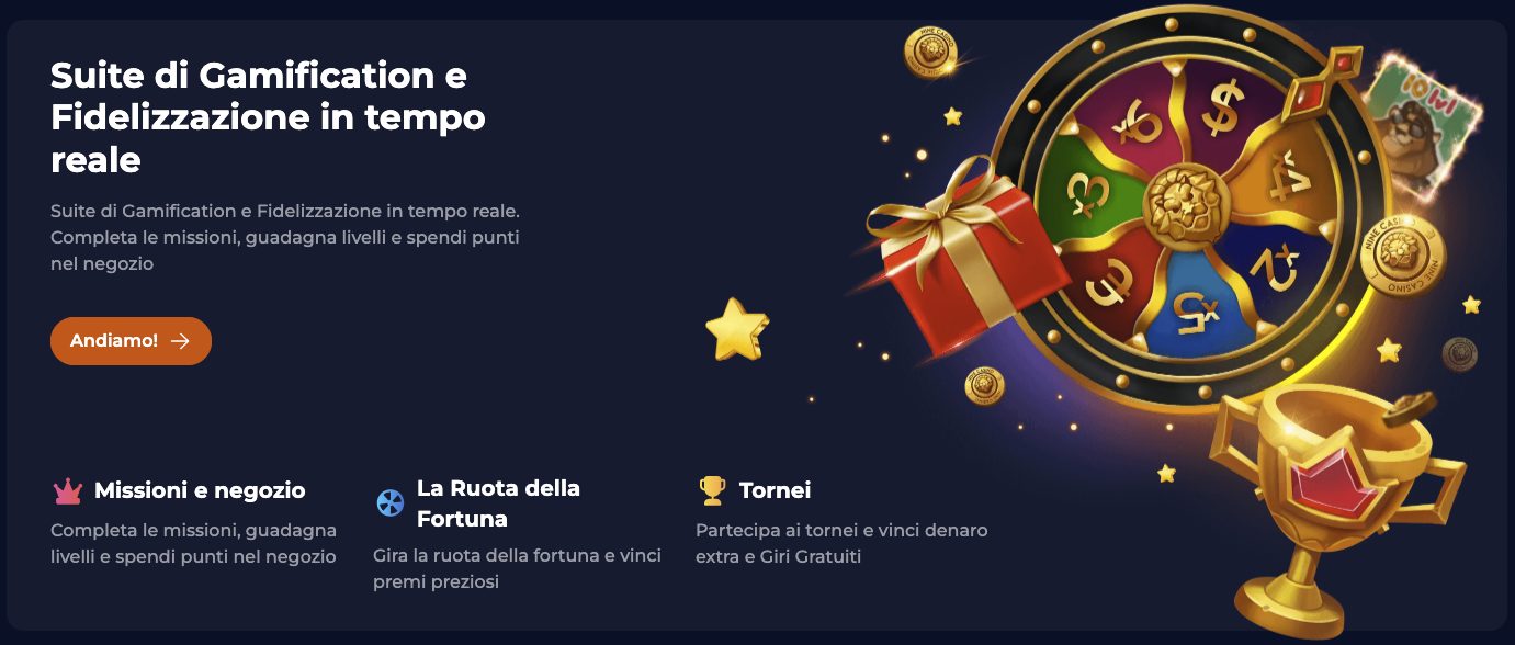 Nine Casino Gamification e Fidelizzazione