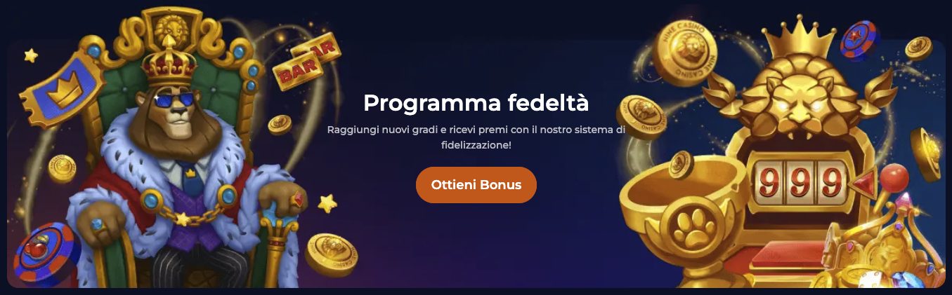 Programa de fidelización Nine Casino Progreso